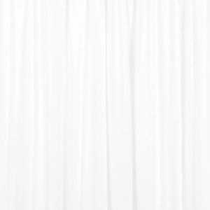 Crisp White Drapery Fabric
