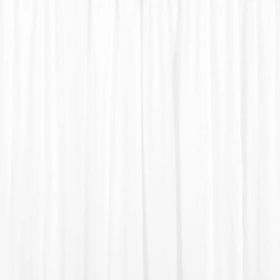 Crisp White Drapery Fabric