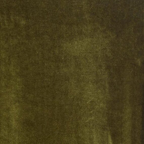 Olive Velvet Drapery Fabric