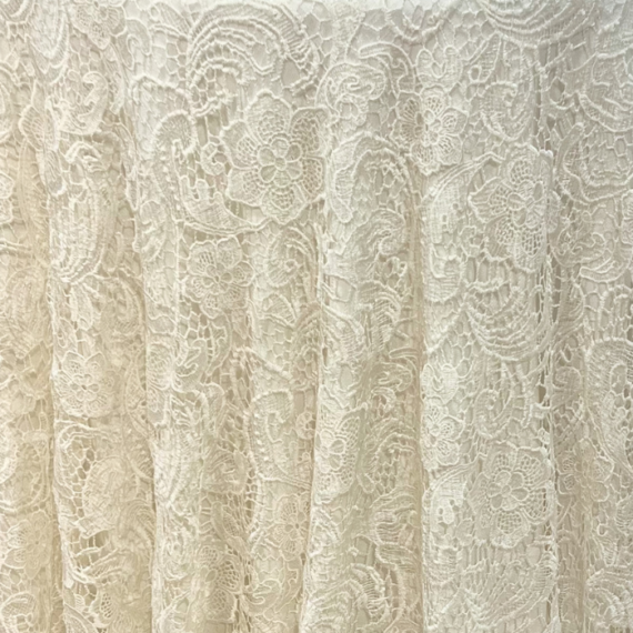 Lace Overlay, Ivory