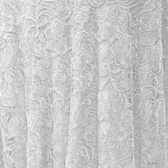 Lace Overlay, White