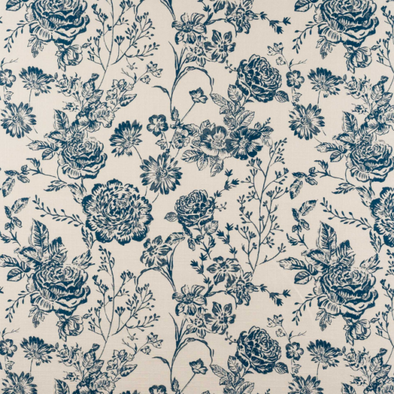 Fiorella Linen, Natural & Navy
