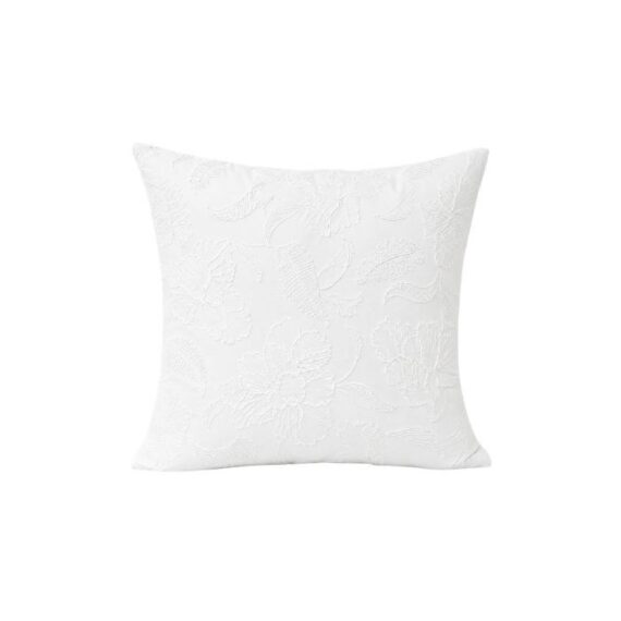 Serafina White Throw Pillow